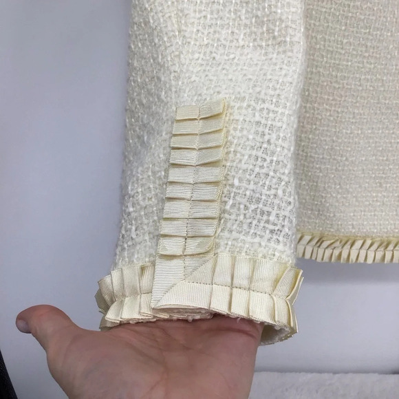 Pamela Dennis Private Client Group Women’s Elegant Blazer Jacket Creme Size 1X - Picture 6 of 9